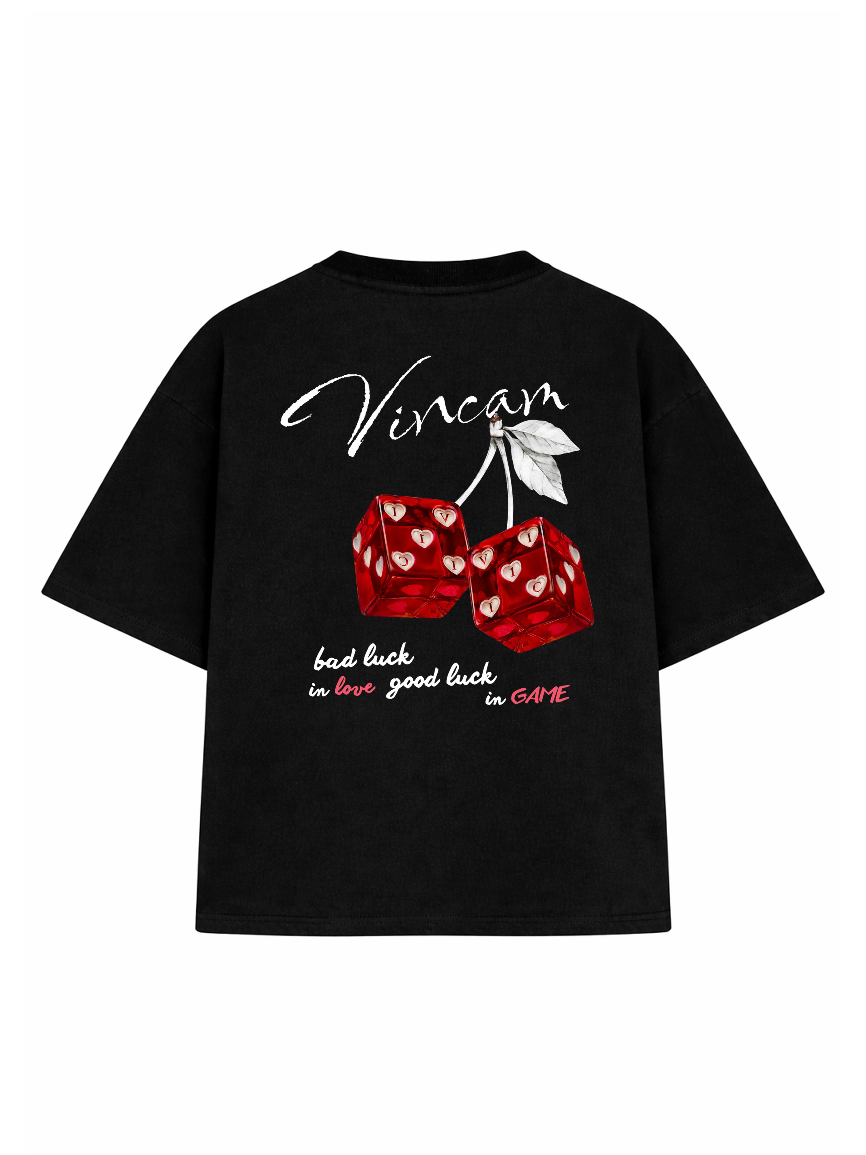 Lucky Lover Black Tee
