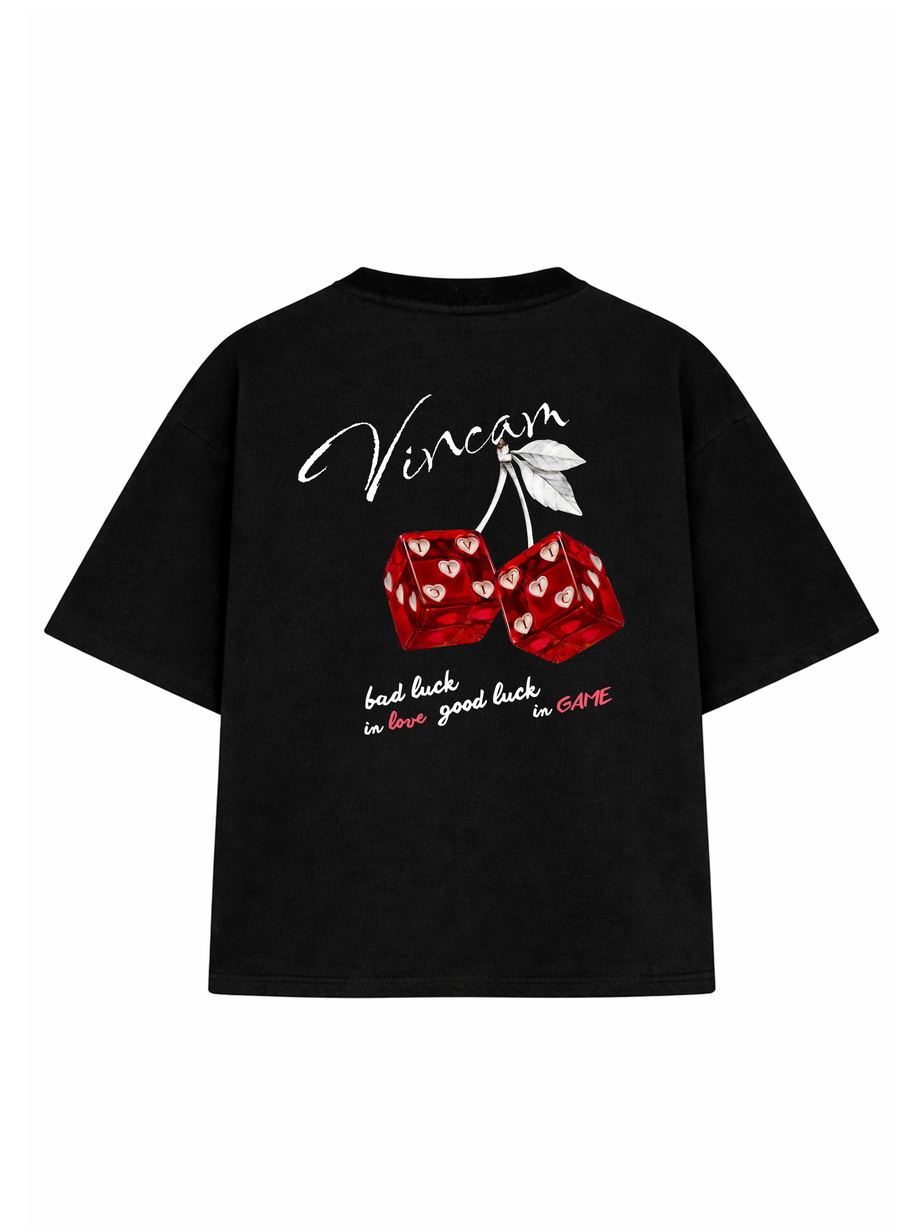 Lucky Lover Black Tee