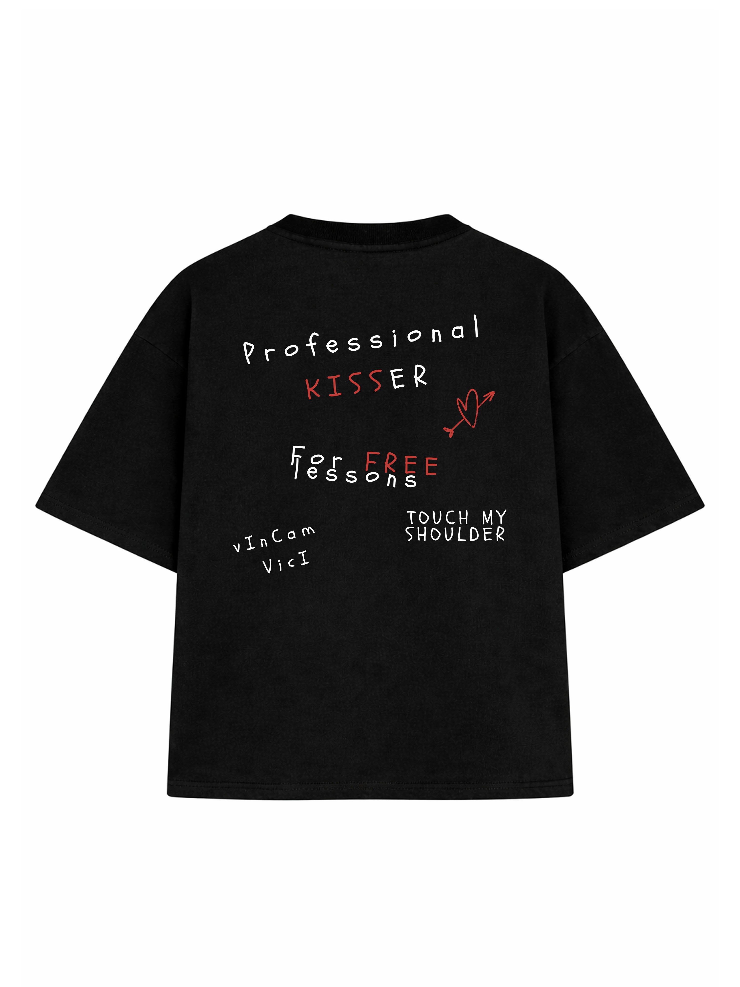 Mr kisEeR Black tEE